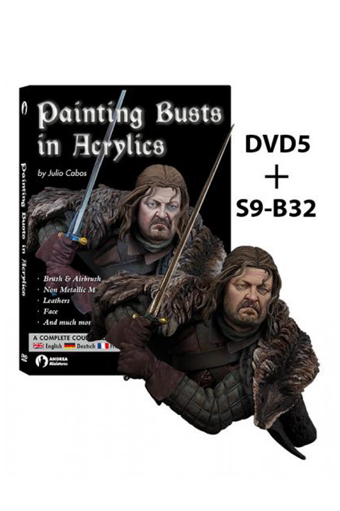 Painting Bust in Acrylics (DVD + S9-B32)